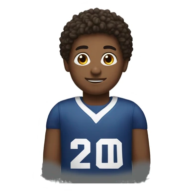 Boy with jersey that says “Juliano” sticker