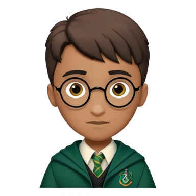 louis cordice is Blaise Zabini in harry potter, wear hogwarts slytherin uniform sticker