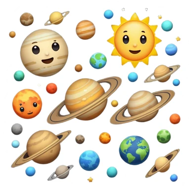 Solar system  sticker