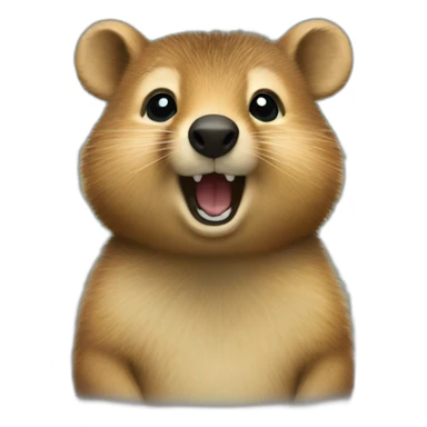 a-happy-quokka-which-is-wearing-green-sleeveless sticker
