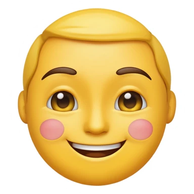 Smiling emoji raising one eyebrow  sticker
