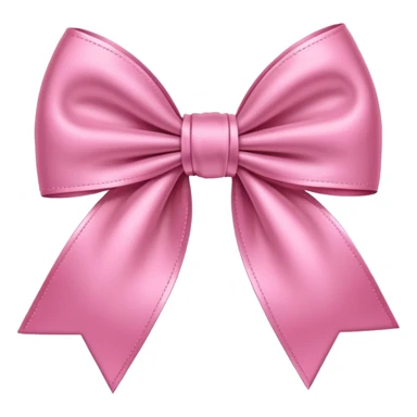 Pink bow emoji sticker