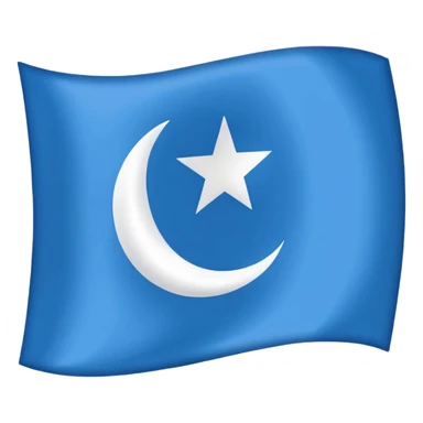 The flag of Awdal state in somalia sticker