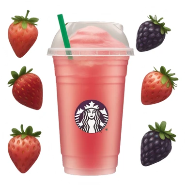strawberry acai lemonade starbucks sticker
