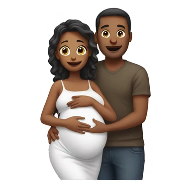 pregnancy announcement sticker