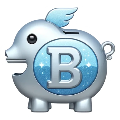 glitter white symbol bank sticker