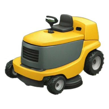Automatic mower sticker