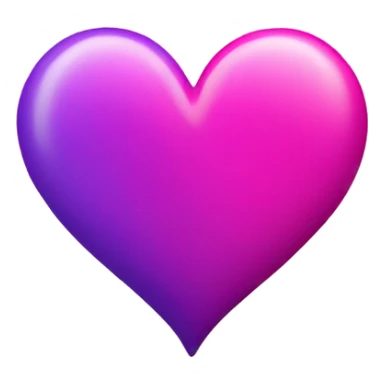 hot pink and purple heart sticker