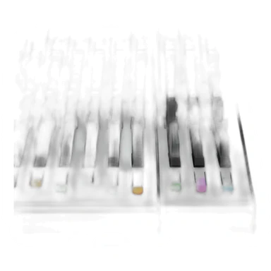 Mixing console with interactive graphics sticker