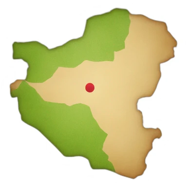 Map of Algeria sticker