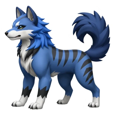 WereGarurumon-Mightyena-fusion sticker