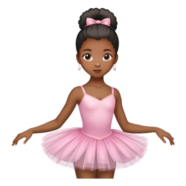 black girl ballerina  sticker