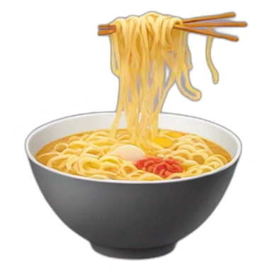 eat a ramen sticker