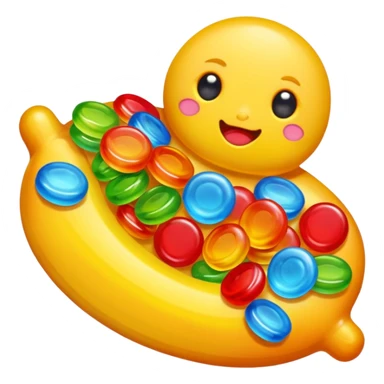 Healthier growth and better concentration with Omega 3 candy. sticker