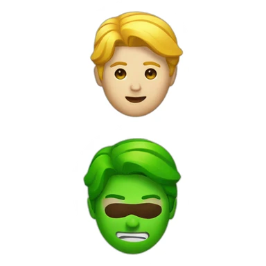 green arrow down emoji sticker