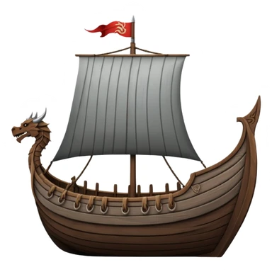 Barco vikingo sticker