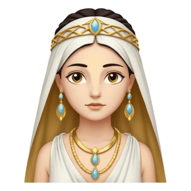 ancient greek priestess sticker