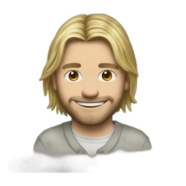 Happy Kurt cobain sticker