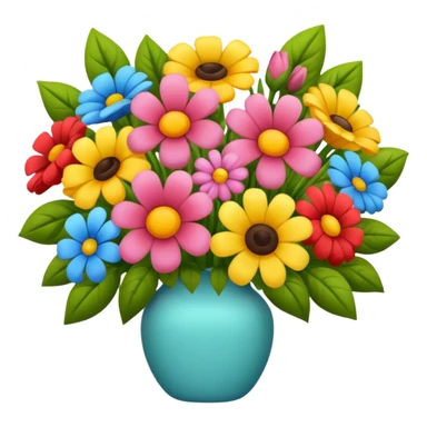 Huge flower bouquet sticker