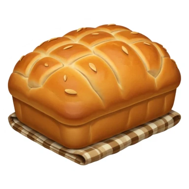 bread loaf taking a nap sticker