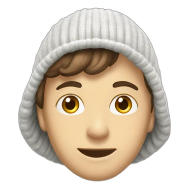 Tobey mcguire lunette  bonnet de Noël sticker