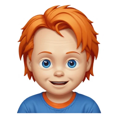 chucky shrugging sticker