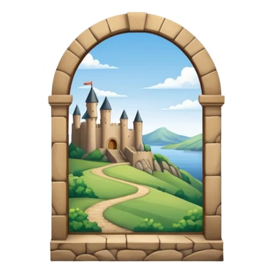castle window sticker