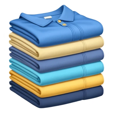 folded clothes sticker