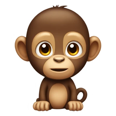 little monkey sticker