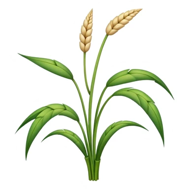 reed plant bending sticker