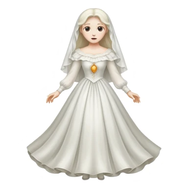 Victorian ghost  sticker