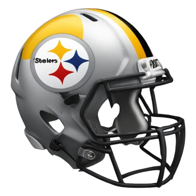 Steelers helmet sticker
