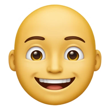 a yellow male emoji with a (closed mouth) sticker