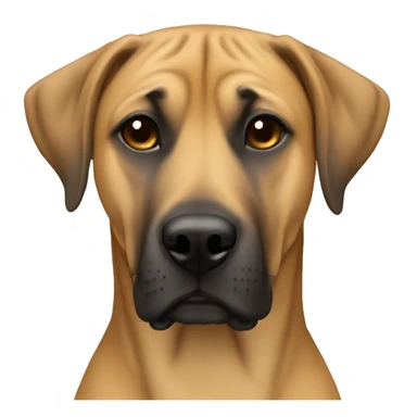 black mouth cur sticker