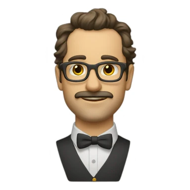 edouard baer en scribe sticker