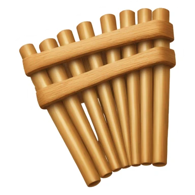 Pan flute plain and simple panpipes sticker