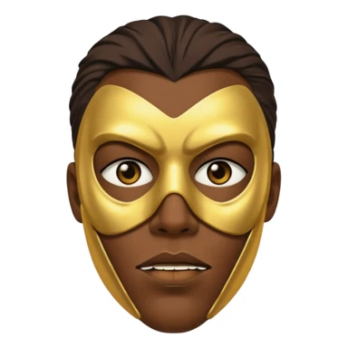 Vessel (of the band Sleep Token) dark, gold mask, badass sticker