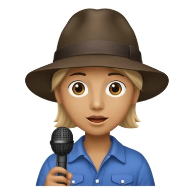 earth + reporter sticker