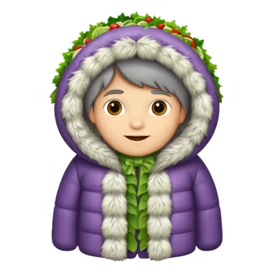 salad herring under a fur coat sticker