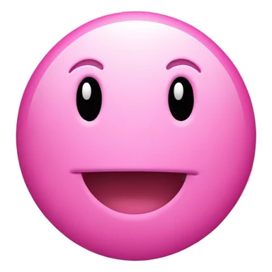 A smiley face with a pink boe sticker