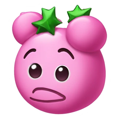 pink chritmas torse sticker