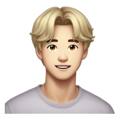 BTS v singer K-pop star hot guy sticker