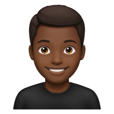 ⁶🤷🏾‍♂️⁷ change color of the shirt to black  sticker