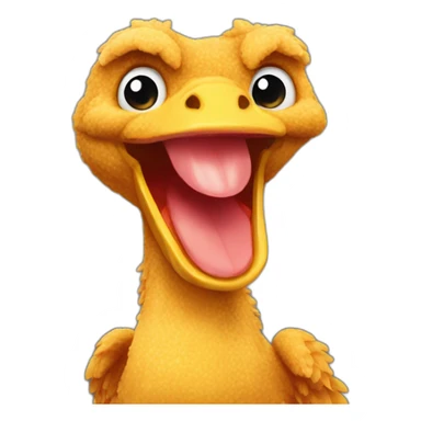 Dino chicken nugget sticker