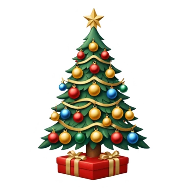 Christmas tree Raulph lauren emoji sticker