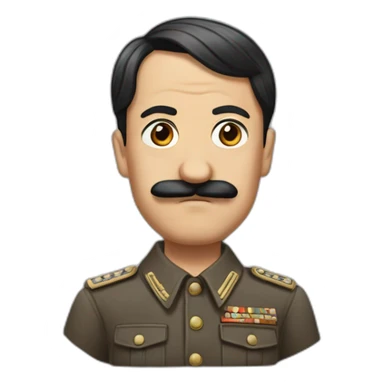 Hitler qui rigole sticker