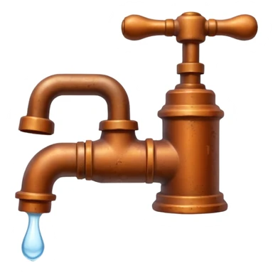 rusty faucet sticker