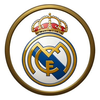 Real madrid logo sticker
