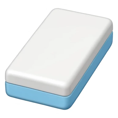 White eraser sticker