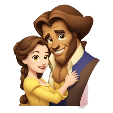 beauty and the beast belle sticker